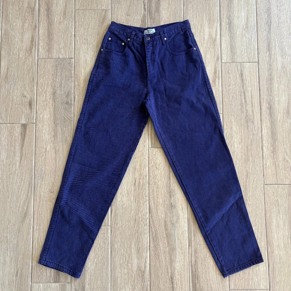Vintage Guess Georges Marciano Jeans Women's Size 18/29 Purple Denim Retro 90s
